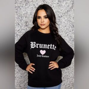 JUICY COUTURE X BRUNETTE THE LABEL SWEATSHIRT 🩷 Limited Edition
